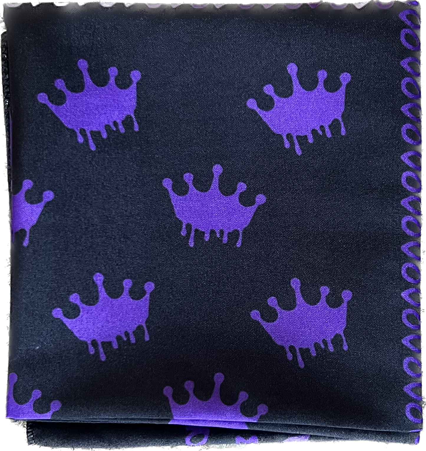 Black and Purple Bandana