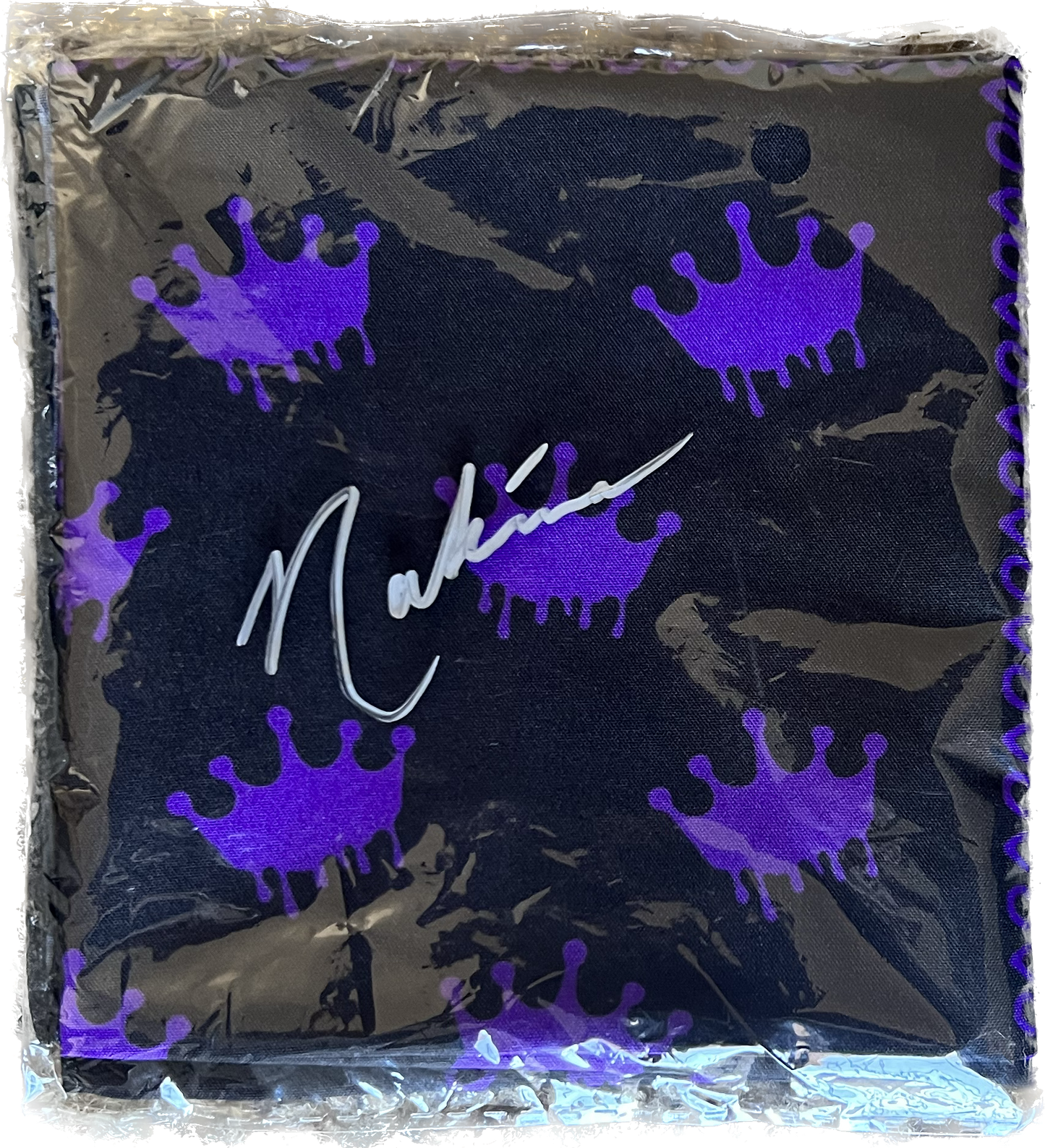 Black and Purple Bandana