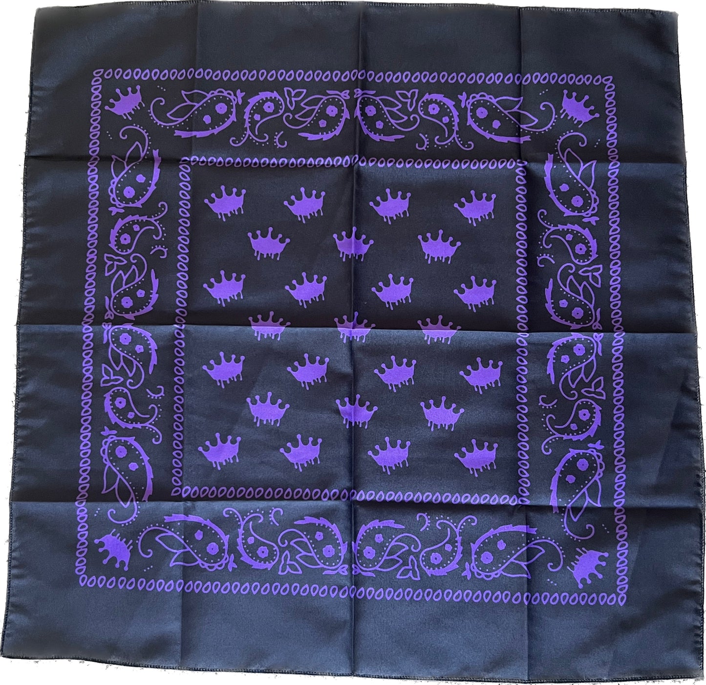 Black and Purple Bandana